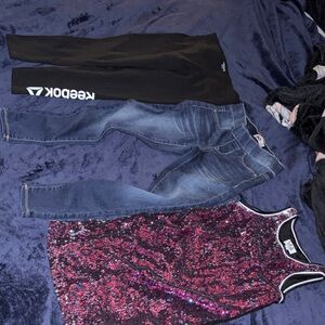 Reebok Black Kids Leggings